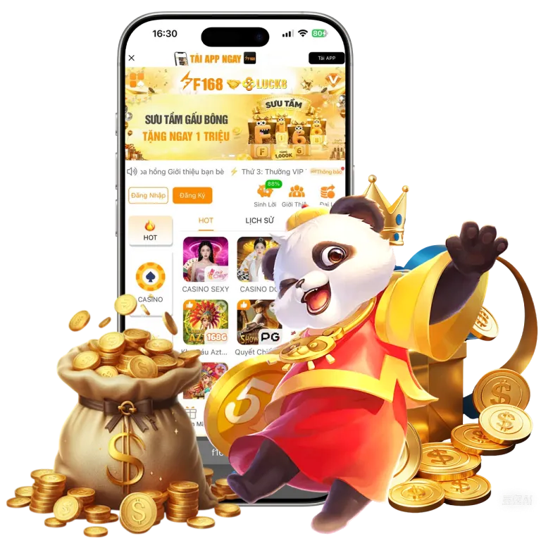 Ứng dụng F168 trên di động